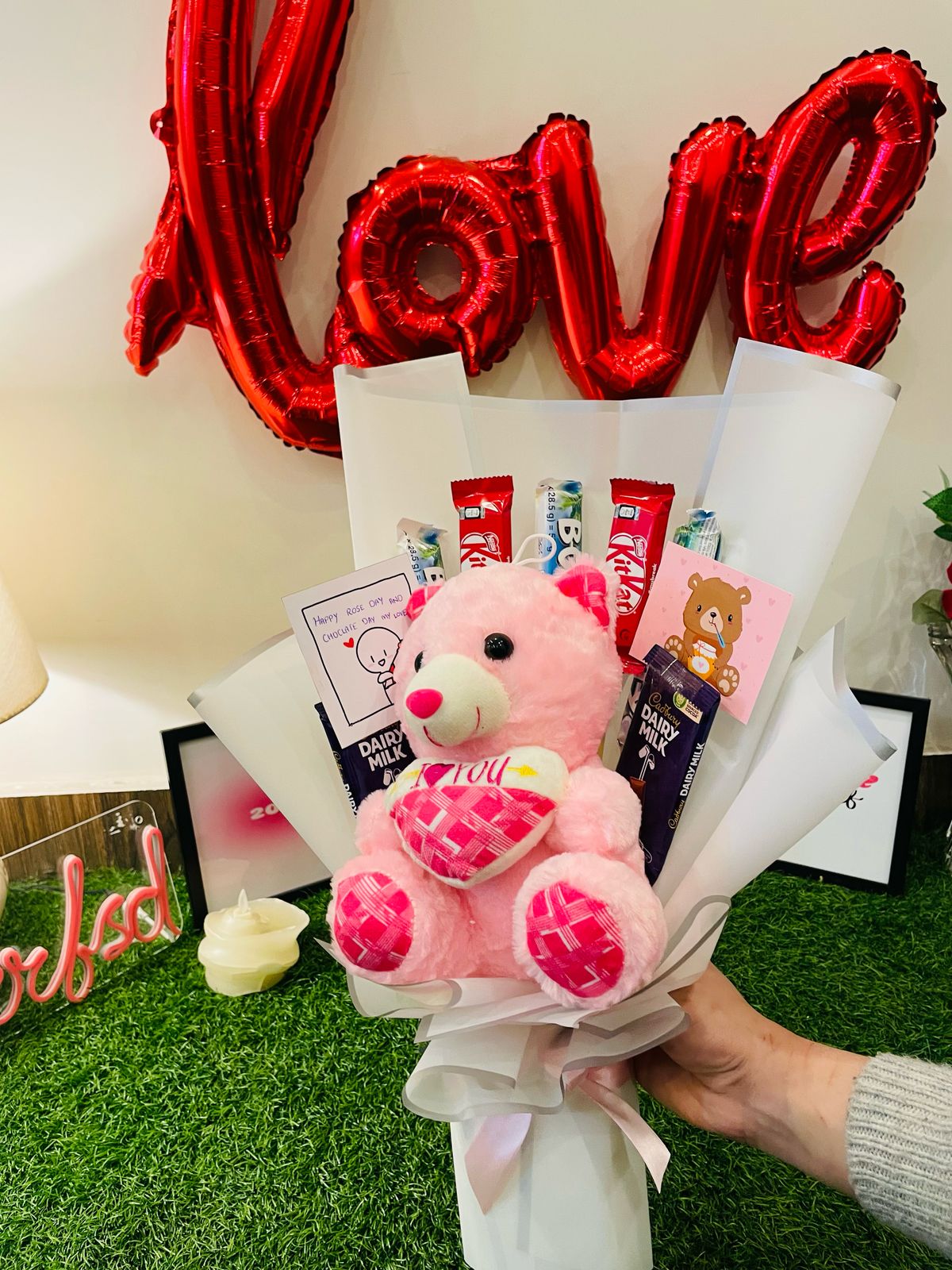 Teddy bear bouquet