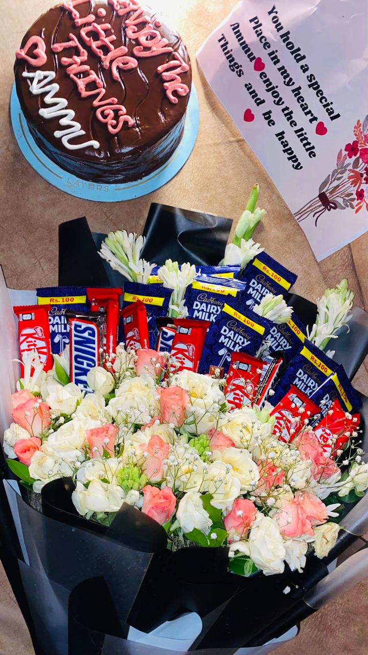 ایک snickers-licious گلدستہ