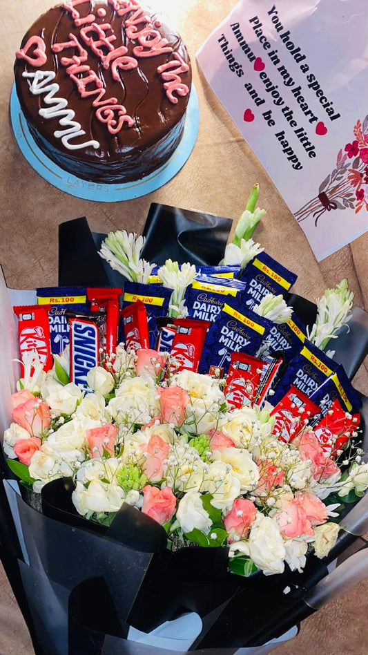 A snickers-licious bouquet
