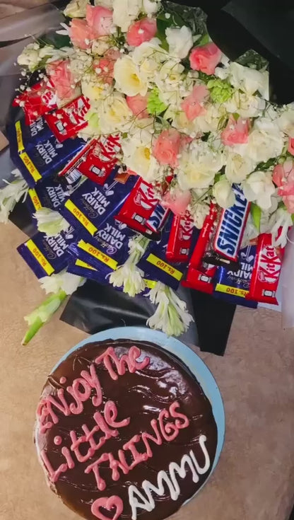 ایک snickers-licious گلدستہ